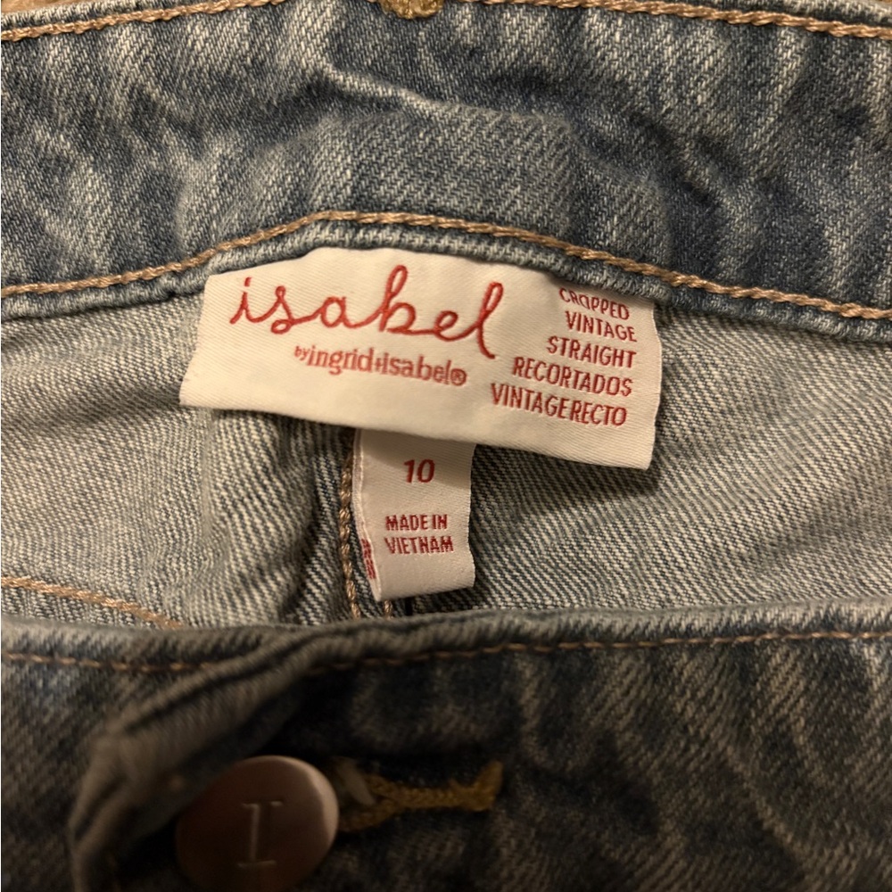 Isabel Maternity by Ingrid & Isabel Cropped Vintage Straight Jeans